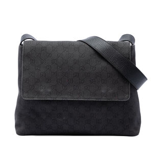 Pre-Loved Gucci GG Denim Messenger Bag